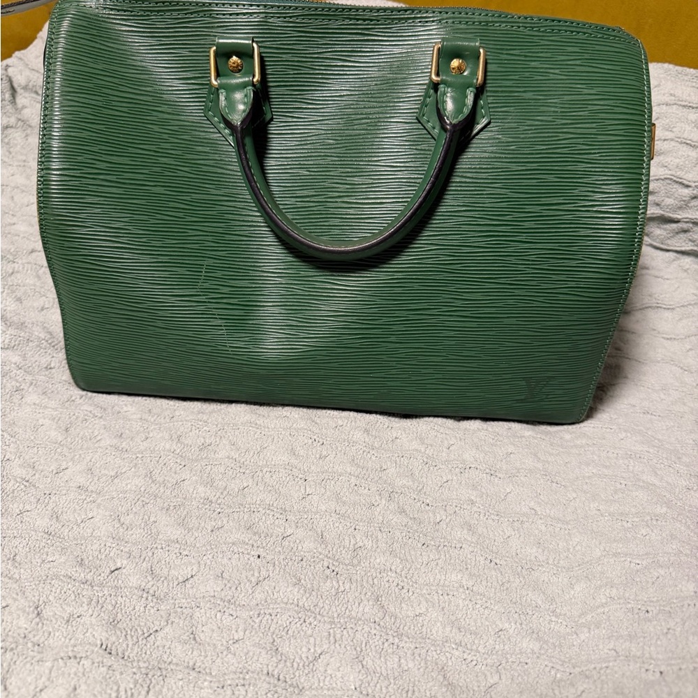 Green epi leather speedy 30
